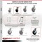 Service Caster 5 Inch Kingpinless Rubber on Steel Caster Brake & Swivel Lock 2 Rigid SCC, 2PK SCC-KP30S520-RSR-SLB-BSL-2-R-2 - alternate 5